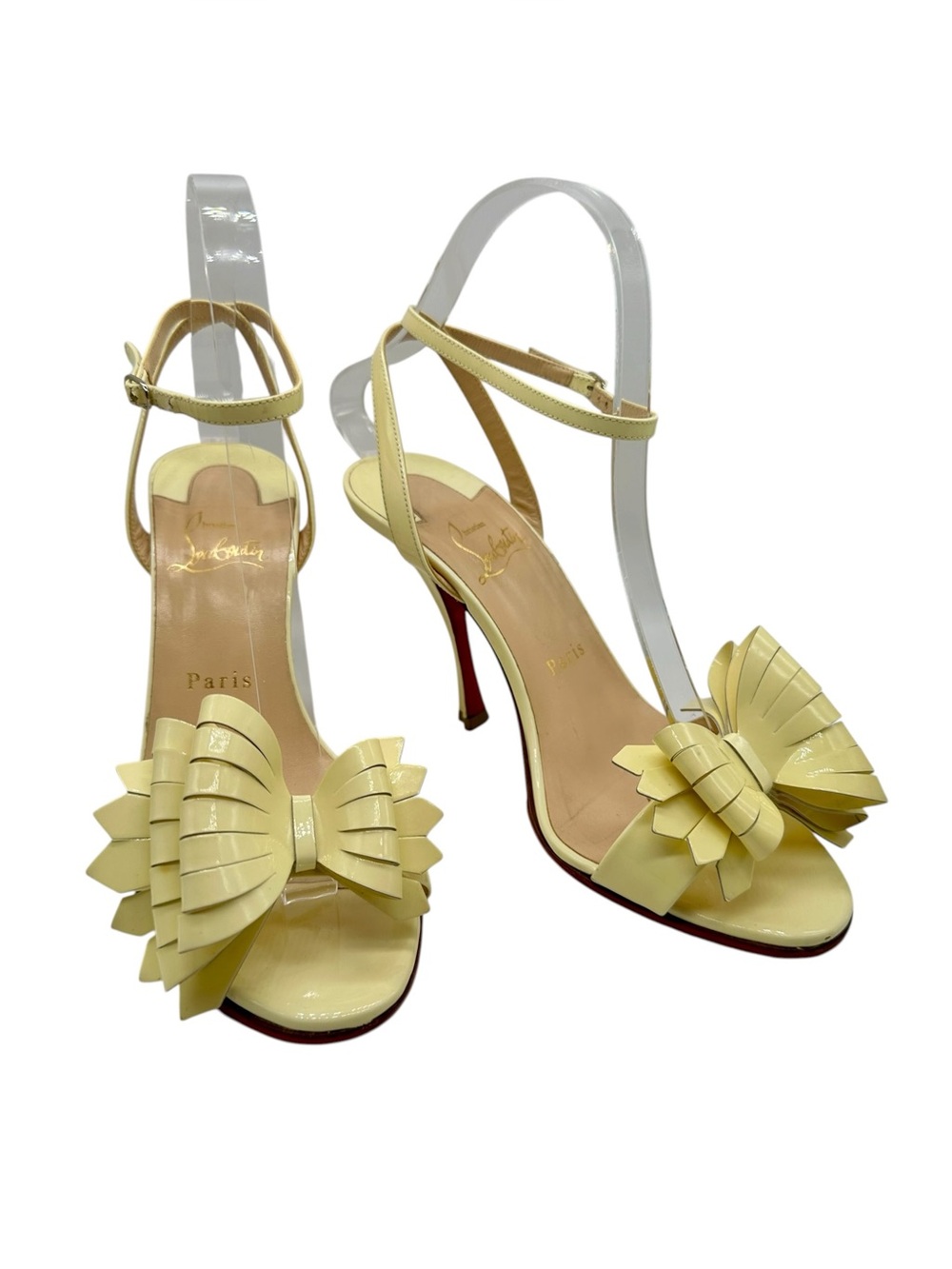 Christian Louboutin MISS VALOIS 100mm Patent Leather Heels 37.5 EU (7.5 US)